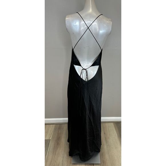 The Sei Twisted Satin Silk Cut-Out Slipdress US8 $978 - Picture 9 of 11